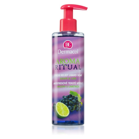 Dermacol Aroma Ritual Grape & Lime antistresové tekuté mydlo