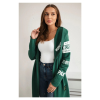 Coatee with green subtitles