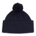 Tommy Hilfiger Čiapka Th Evening Pompom Beanie AW0AW15390 Tmavomodrá