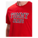 Tommy Jeans Tričko Essential DM0DM16405 Červená Regular Fit