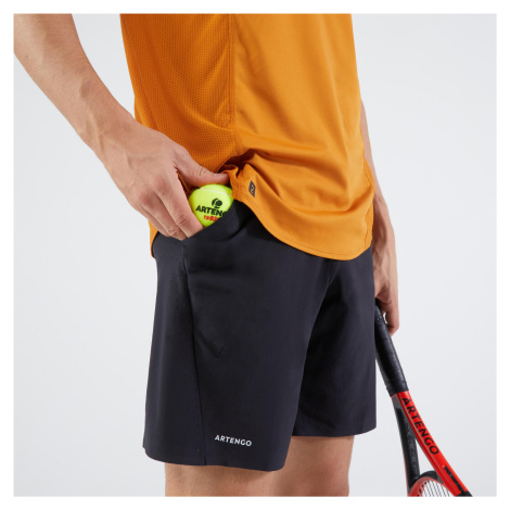 Pánske tenisové šortky Dry+ čierne ARTENGO