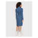 Vero Moda Džínsové šaty Ruby 10258184 Modrá Regular Fit