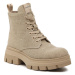 Calvin Klein Jeans Outdoorová obuv Chunky Combat Laceup Boot Co YW0YW01239 Béžová
