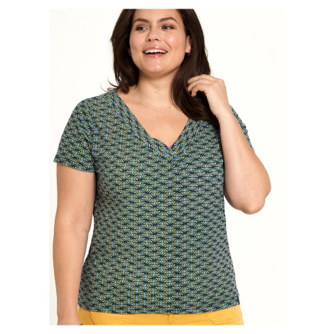 Green patterned T-shirt Tranquillo - Women