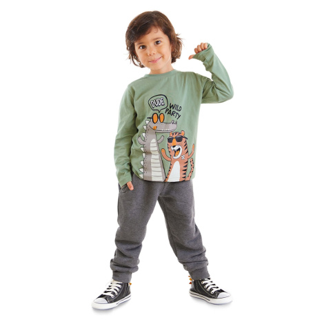 Denokids Wild Party Boy's T-shirt Sweatpants Set