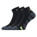 Voxx Gastm Unisex športové ponožky - 3 páry BM000004018000103472 čierna