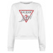 Guess Triangle Logo Crew Neck Sweatshirt