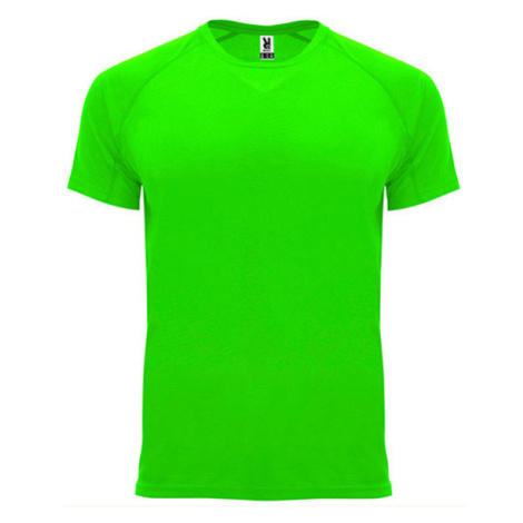 Roly Bahrain Pánske funkčné tričko CA0407 Fluor Green 222