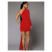Červené šaty luxus