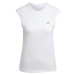 ADIDAS PERFORMANCE Funkčné tričko 'Fast '  striebornosivá / biela