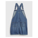 Modrá dievčenská rifľová sukňa s trakmi GAP