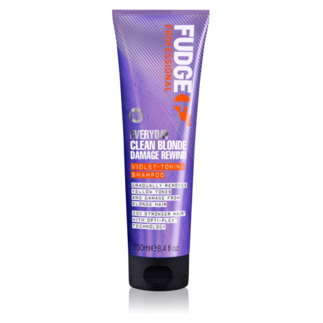 Fudge Everyday Clean Blonde Damage Rewind Shampoo jemný šampón na každodenné použitie pre blond 