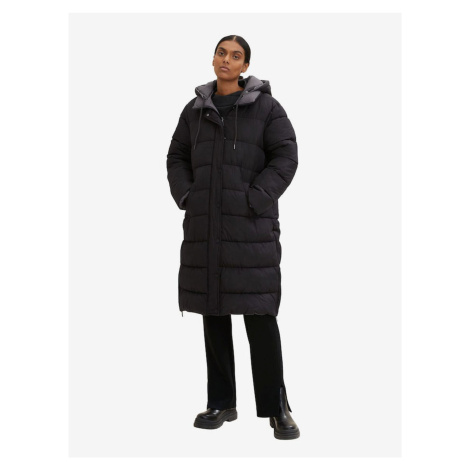 Black Women's Winter Quilted Double-Sided Coat Tom Tailor - Women