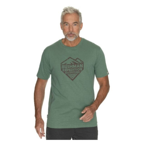 BUSHMAN ELIAS Pánske tričko, zelená, veľkosť