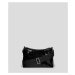 Kabelka Karl Lagerfeld Jeans Tech Leather Small Hobo Čierna