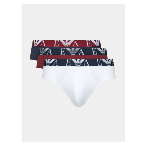 Emporio Armani Underwear Súprava 3 kusov slipov 111734 3F715 13911 Biela