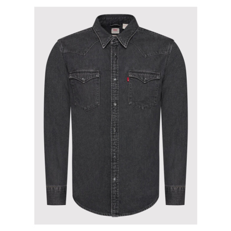 Levi's® džínsová košeľa Barstow Western 85744-0038 Čierna Standard Fit Levi´s