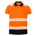 Result Unisex recyklovaná bezpečnostná polokošeľa R501X Fluorescent Orange