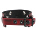 náramok unisex - red - LEATHER & STEEL FASHION - LSF1 59-a