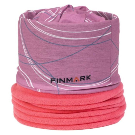 Finmark FSW-246 Dievčenská multifunkčná šatka s flísom, ružová, veľkosť