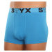 Pánske boxerky Styx športová guma svetlo modré (G969)