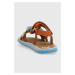 Detské kožené sandále Camper hnedá farba