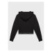 Calvin Klein Jeans Mikina Punto Logo IG0IG01874 Čierna Loose Fit