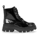 Calvin Klein Jeans Outdoorová obuv Chunky Combat Laceup Boot Wn YW0YW01265 Čierna
