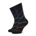KARL LAGERFELD Súprava 2 párov vysokých dámskych ponožiek Futuristic Aop 225W6005 Farebná