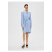 Selected Femme Košeľové šaty 16089666 Modrá Relaxed Fit