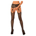 Pančuchy Obsessive S821 stockings Farba: Čierna