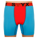 Men's functional boxers Styx blue with red rubber