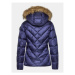 Blauer Vatovaná bunda 23WBLDC03141 Fialová Regular Fit