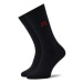 Hugo Súprava 2 párov vysokých pánskych ponožiek 2p Giftset Xmas Cc 50484102 Čierna