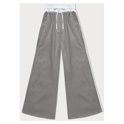 Dámske voľné sivé nohavice s lampášmi (764ART) uni Made in Italy