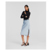 Sukňa Karl Lagerfeld Karl Charm Soft Skirt Cashmere Blue