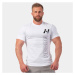 NEBBIA - Športové tričko pánske Vertical Logo 293 (white) - NEBBIA