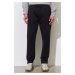 ALTINYILDIZ CLASSICS Men's Black Standard Fit Regular Cut Sweatpants