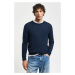 SVETER GANT EXTRAFINE MERINO WOOL C-NECK MARINE