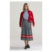 BUNDA GANT CORD VARSITY JACKET RUBY RED