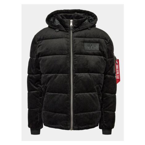 Alpha Industries Vatovaná bunda Cord 138118 Čierna Regular Fit