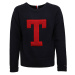 Tommy Hilfiger Sveter - VINTAGE INSPIRED OVERSIZED CNECK modrý