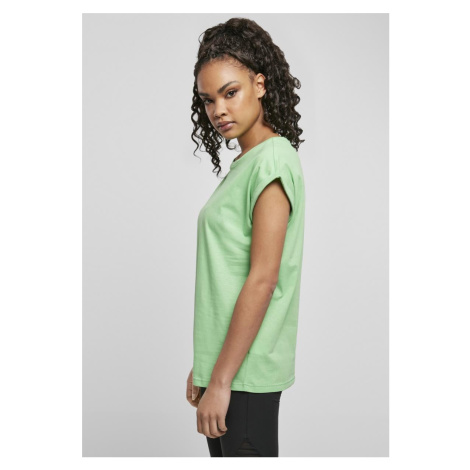 Women's Ghostgreen T-shirt with extended shoulder Urban Classics