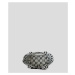 Kabelka Karl Lagerfeld K/Monogram Knit Md Tote Čierna