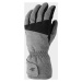 Pánske lyžiarske rukavice 4F H4Z22-REM001 šedé Šedá