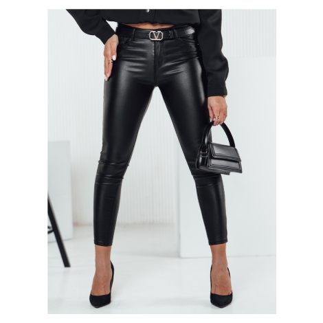 Spodnie damskie jeansowe WAXSTEP woskowane czarne Dstreet