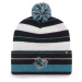 San Jose Sharks zimná čiapka Power Line 47 CUFF KNIT Black