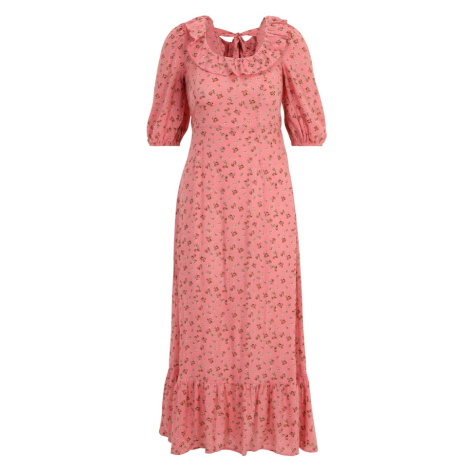 Dorothy Perkins Tall Šaty  zelená / ružová / tmavočervená