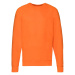 Orange Men's Sweatshirt Lightweight Raglan Sweat Fruit of the Loom