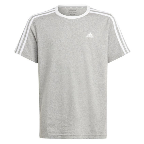 Adidas Essentials 3-Stripes Cotton Loose Fit Boyfriend Tee Jr IC3637 Tričko s prúžkami